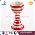 Red stripe decal wine cup pattern ceramic egg cup